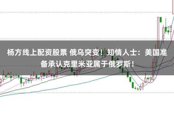 杨方线上配资股票 俄乌突变！知情人士：美国准备承认克里米亚属于俄罗斯！